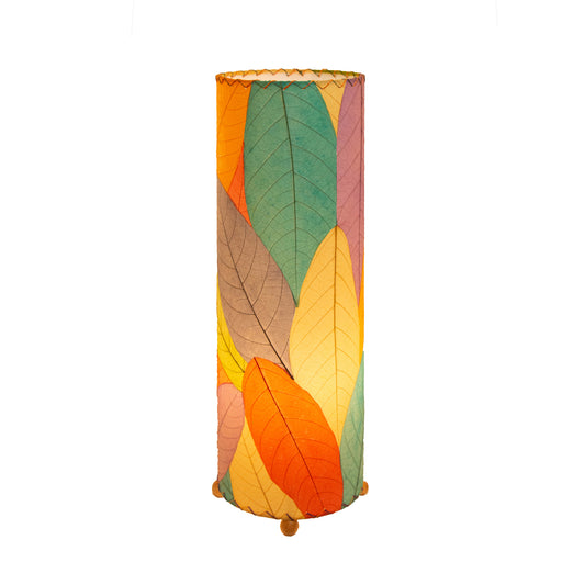 Cocoa Leaf 24" Cylinder Table Lamp