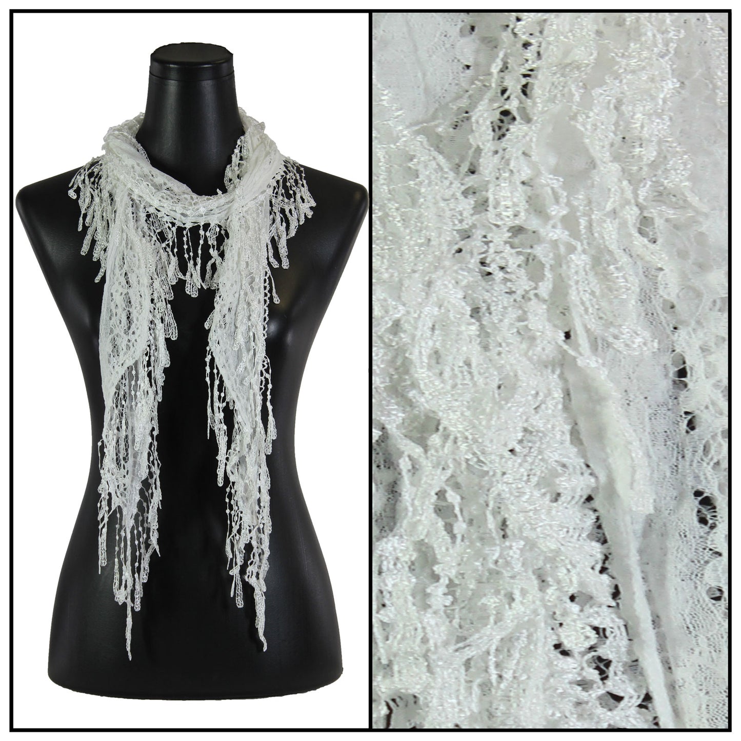 Victorian Lace Infinity Scarf