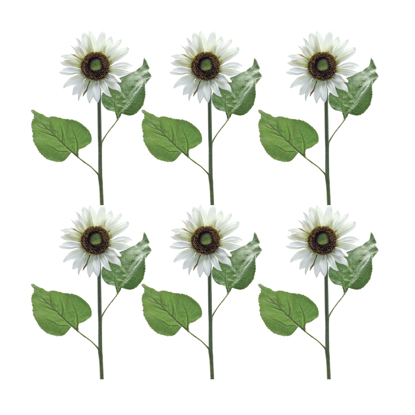 Sunflower Stem (Set of 6) 22.75"H Polyester