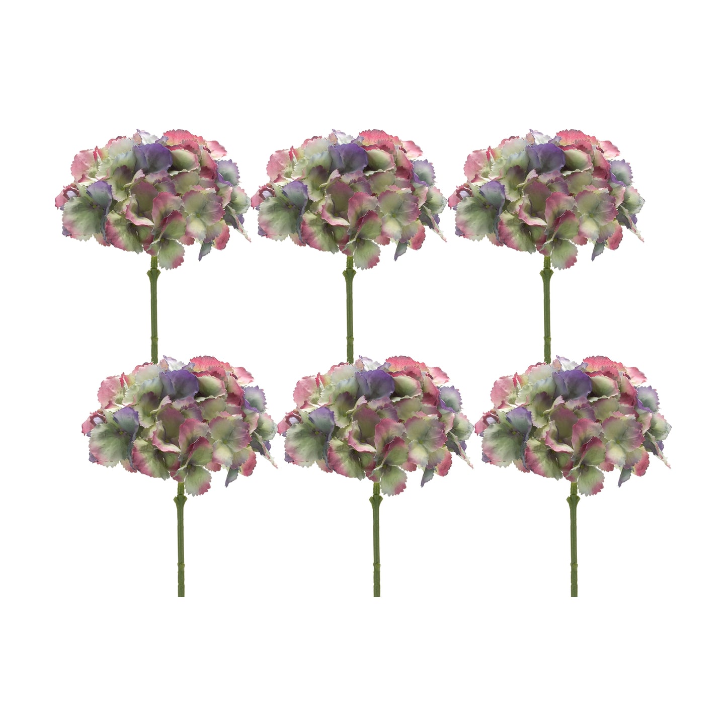 Hydrangea Stem (Set of 6) 19.5"H Polyester