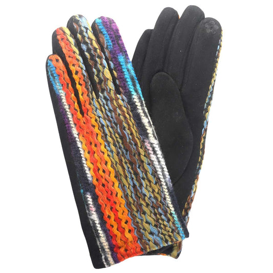 Embroidered Touch Screen Smart Gloves