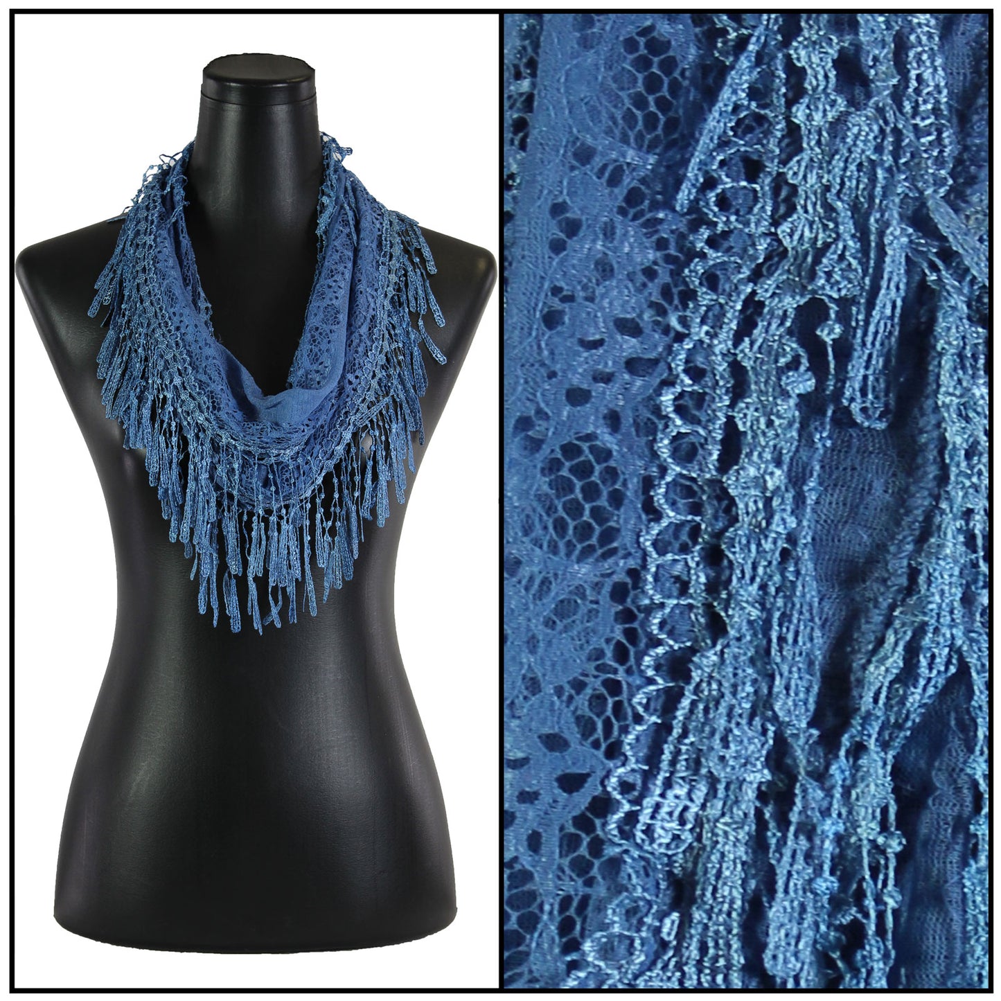 Victorian Lace Infinity Scarf