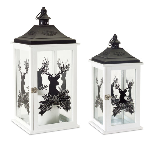 Merry Christmas Lantern (Set of 2)