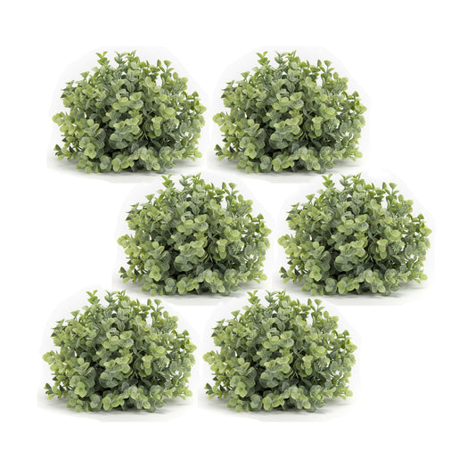 Boxwood Half Orb (Set of 6) 7"D Plastic