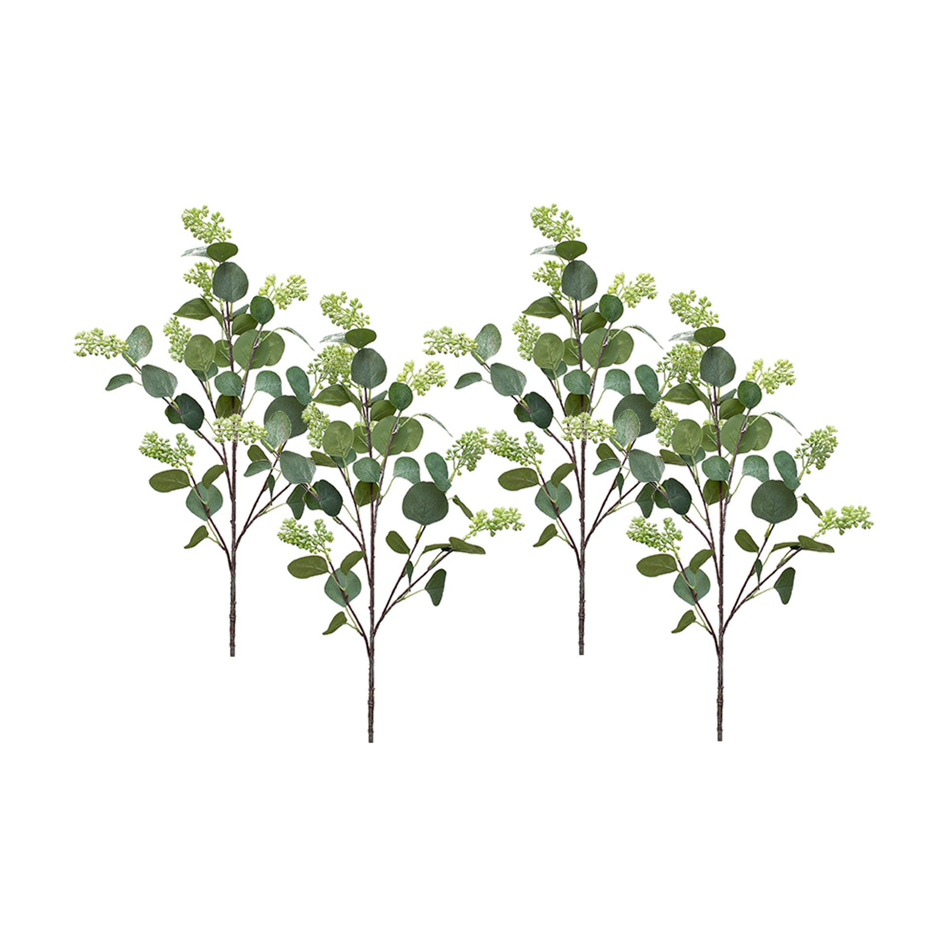 Seeded Eucalyptus Spray (Set of 4) 26.5"H Polyester/Plastic
