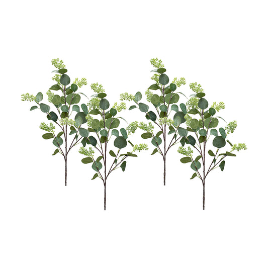 Seeded Eucalyptus Spray (Set of 4) 26.5"H Polyester/Plastic