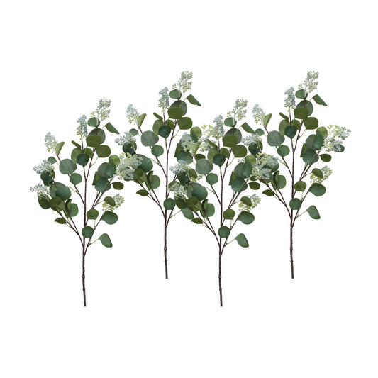 Seeded Eucalyptus Spray (Set of 4) 26.5"H Polyester/Plastic