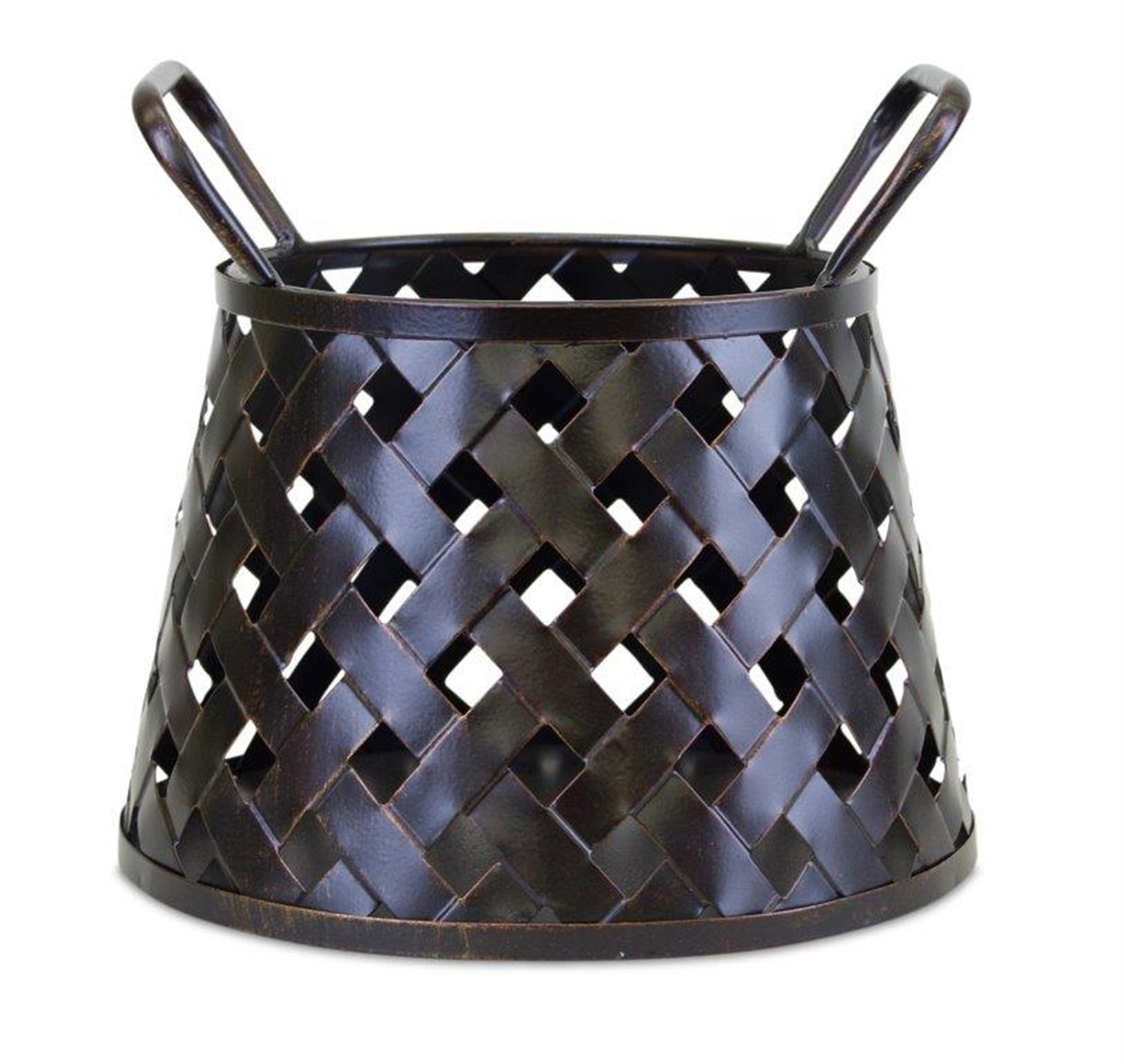 Candle Holder 10"D x 9"H Metal