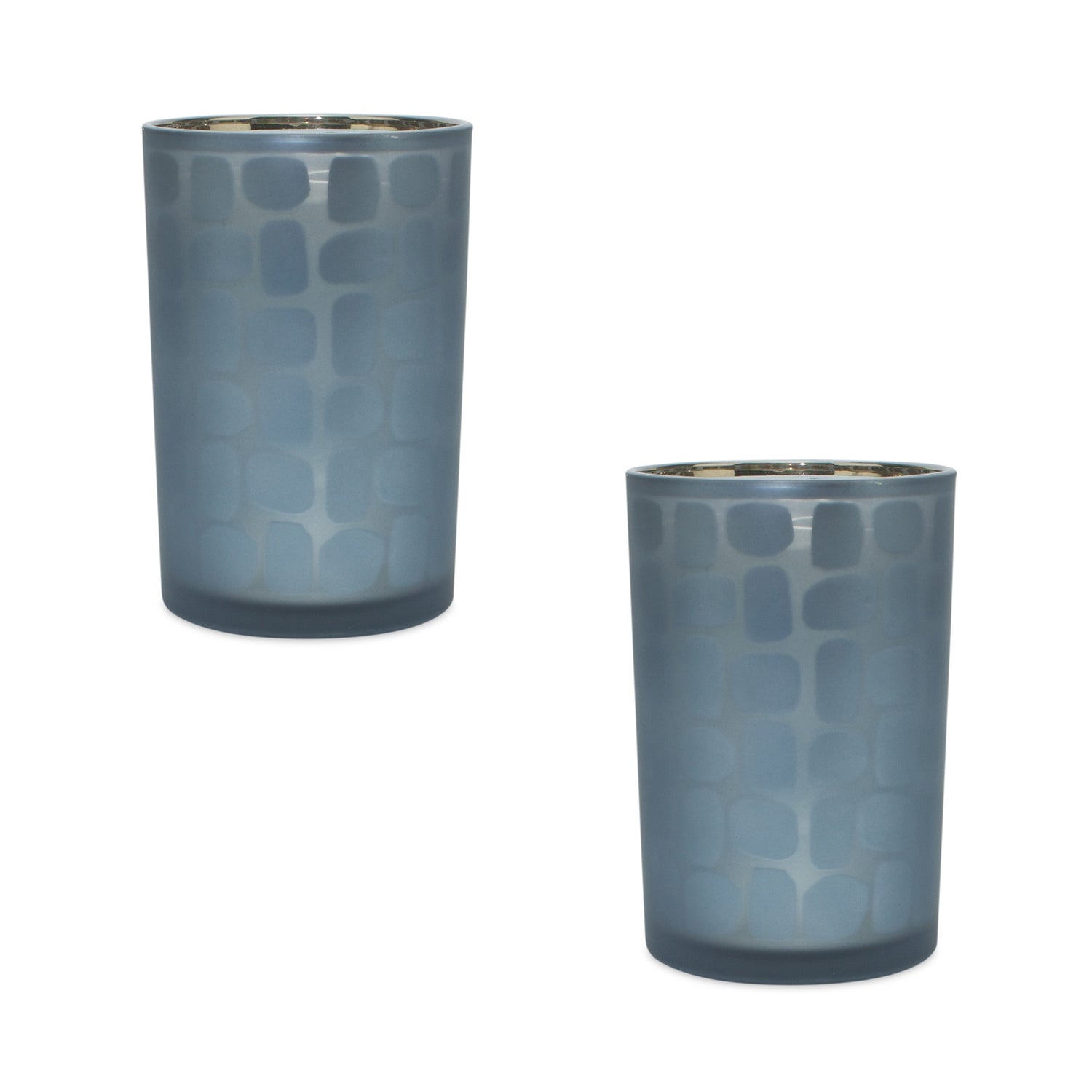 Candle Holder (Set of 2) 4.75"D x 7.25"H Glass