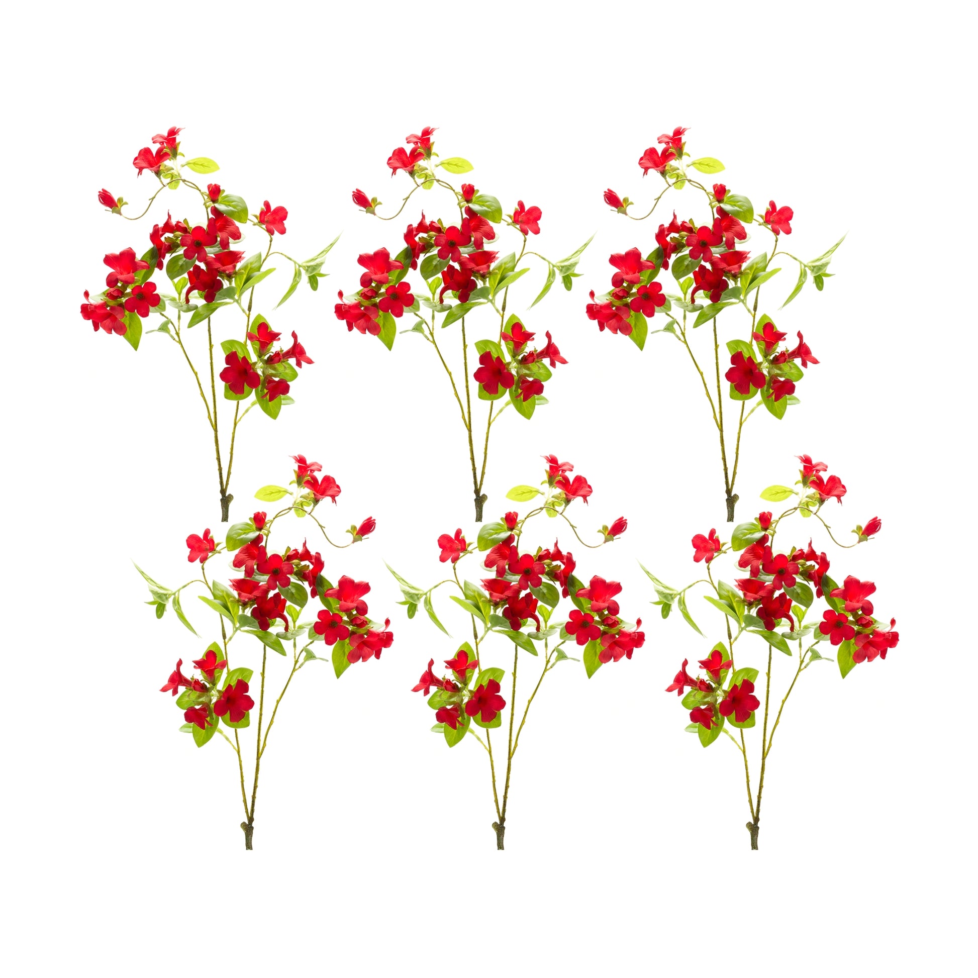 Floral Spray (Set of 6) 24.5"H Polyester