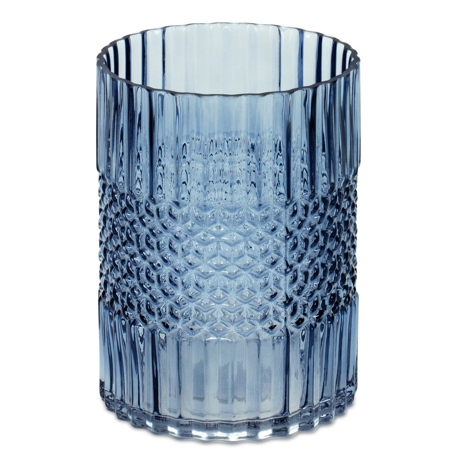Vase 5"D x 6.5"H Glass