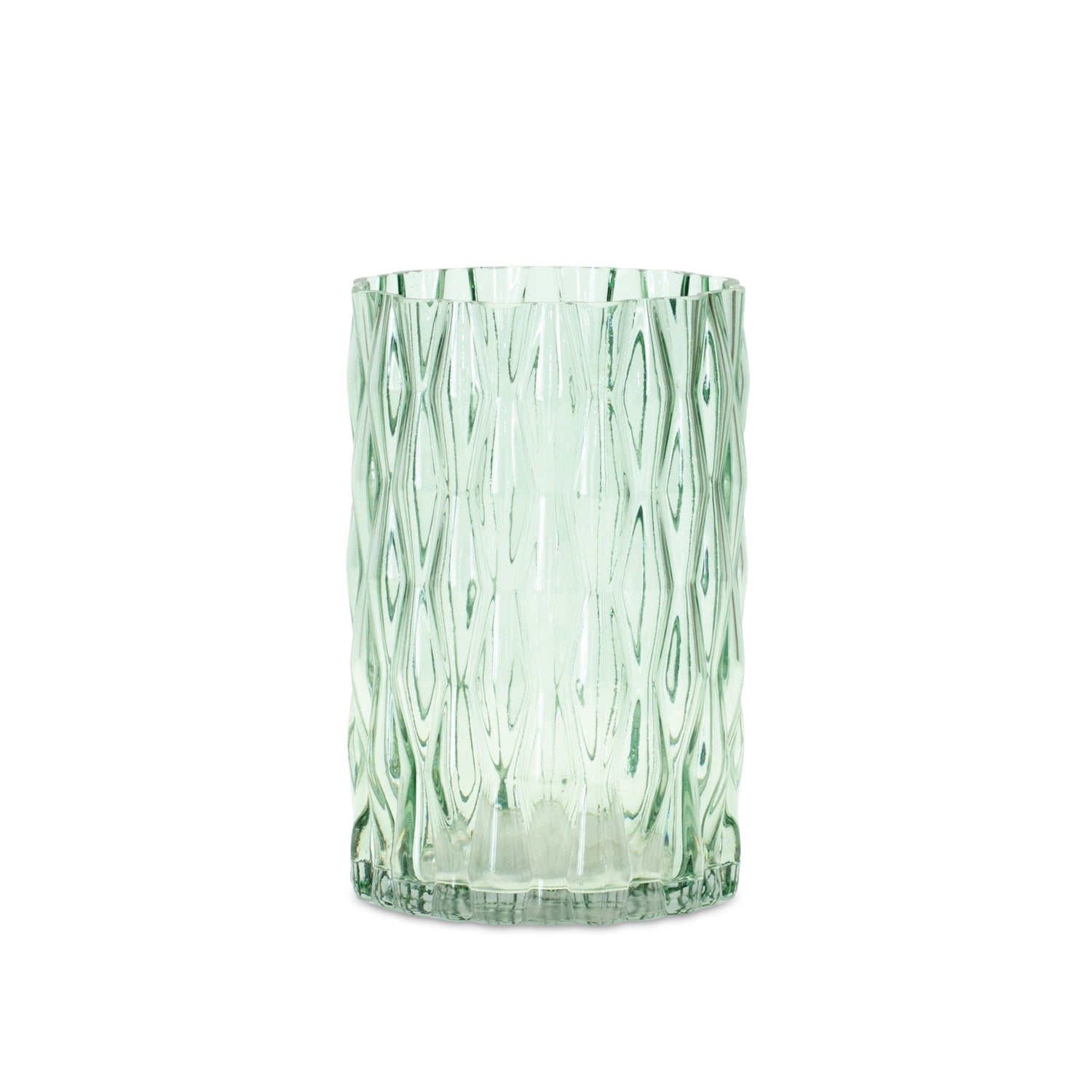 Vase 5"D x 8"H Glass