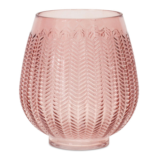Vase 7"D x 8"H Glass