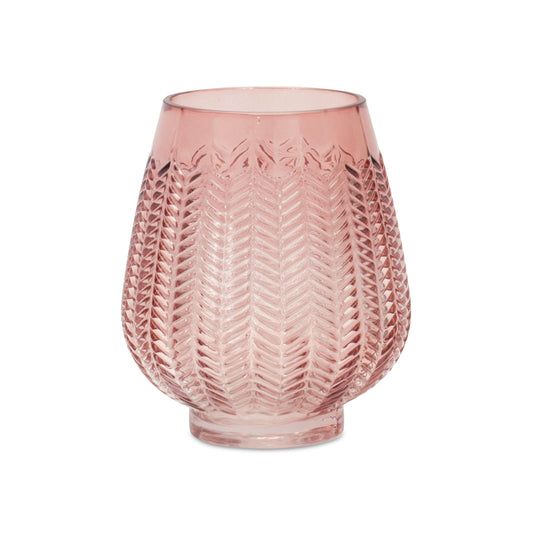 Vase 5"D x 6"H Glass