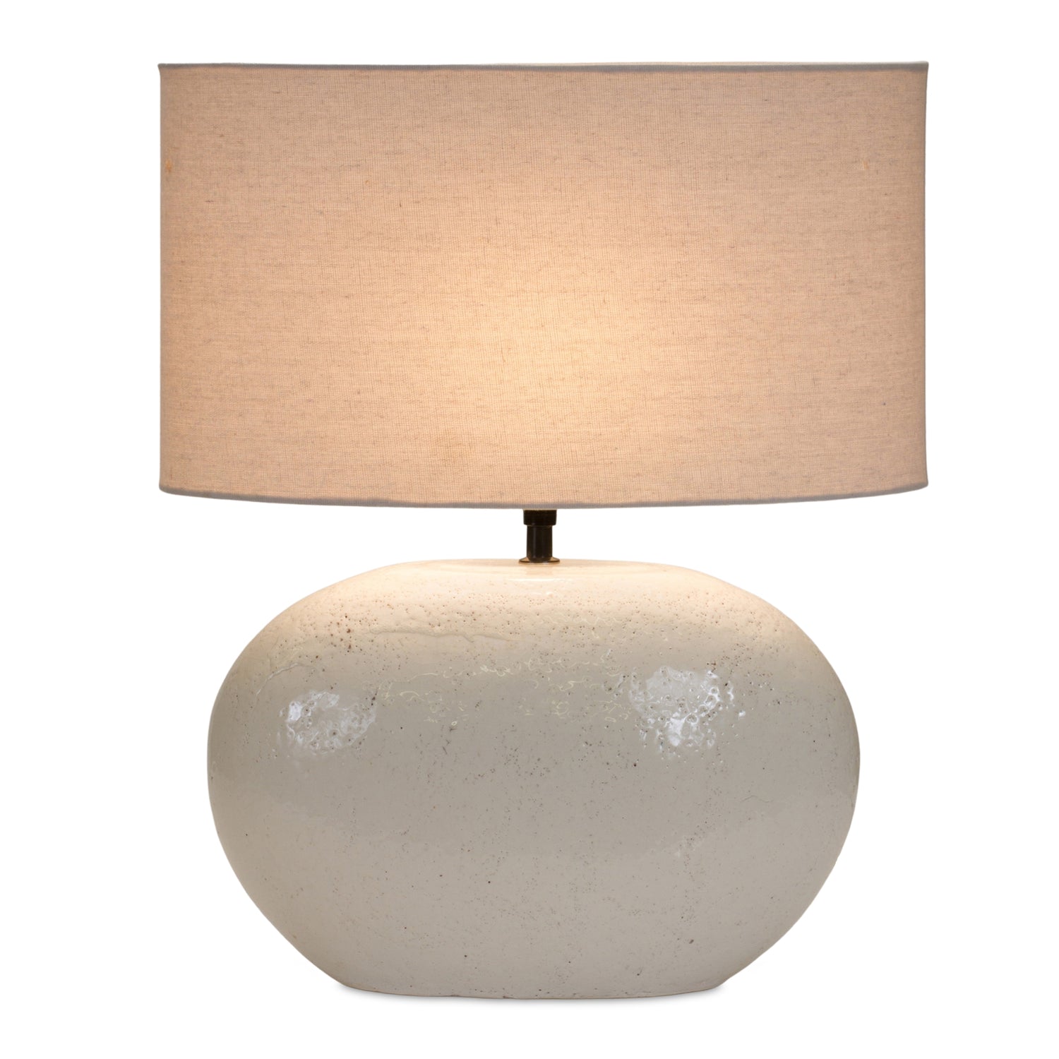 Table Lamp 20.5"H Terra Cotta/Linen